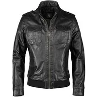 H.I.S Lederjacke (1-St) mit Stehkragen