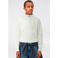 Champion Sweatshirt ICONS Terry Half zip sweatshirt with small C logo mit halbem Reißverschluss, hoch geschlossener Ausschnitt