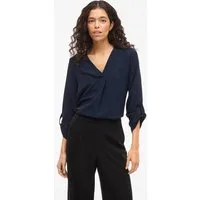Vila Blusenshirt VIJOSA 3/4 V-NECK TOP - NOOS