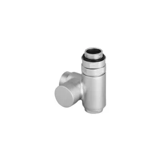 Terma Absperrventil mit integriertem T-Stück CYLINDER GZ 1/2"-GW 1/2"-GZ 24-19 rechts, TGZOST010, TGZOST010