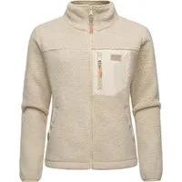 Ragwear Plüschjacke Alaris Kuschelige Fleecejacke mit Brusttasche