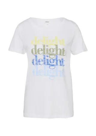 s.Oliver - T-Shirt weiß - Gr. - 34