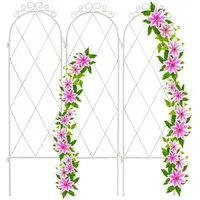 relaxdays Rankhilfe Rankgitter Metall 3er Set