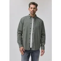 STREET ONE MEN Langarmhemd aus reiner Baumwolle