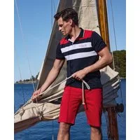 Hajo Bermudas Bermudashort mit Cargotaschen und Elasthan