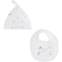 Next Erstlingsmütze „Born in 2025“ Mütze und Lätzchen im Babyset (2-St)