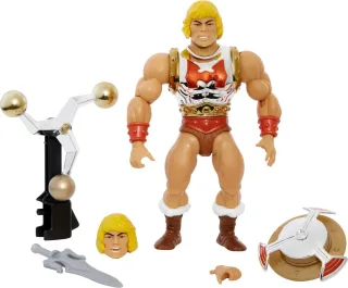 Masters of the Universe HDT22 - Origins Deluxe He-Man mit fliegenden Fäusten 14 cm große Actionfiguren zum Spielen und Sammeln Spielzeug Geschenk für Kinder ab 6 Jahren und erwachsene Sammler