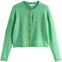 Next Cardigan Strickjacke mit Rundhalsausschnitt, Snoopy (1-tlg)