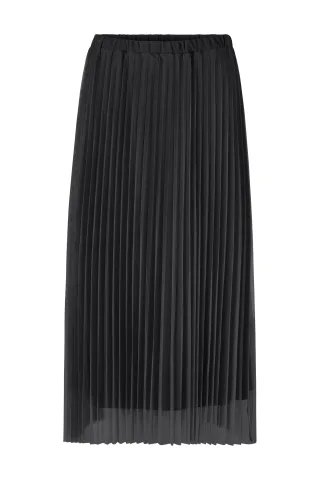 Rich & Royal - Tulle Plissee Skirt black - Gr. - 42