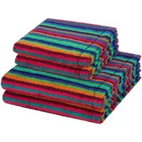 Cawö Handtuch Set Lifestyle, Walkfrottee (Spar-Set, 4-St), 2 X Handtuch 2 X Duschtuch im Set - Baumwolle - Saugstark