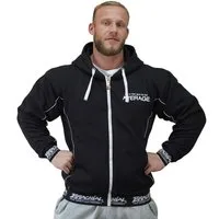 BRACHIAL THE LIFESTYLE COMPANY Kapuzensweatjacke Brachial Zip-Hoody "Spacy" schwarz/weiß