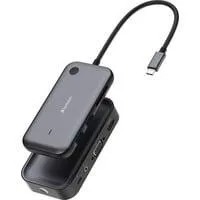 Share My Screen 1080p USB-Wireless Adapter WDA-01, Dockingstation schwarz, HDMI, VGA, USB-C, SD, microSD