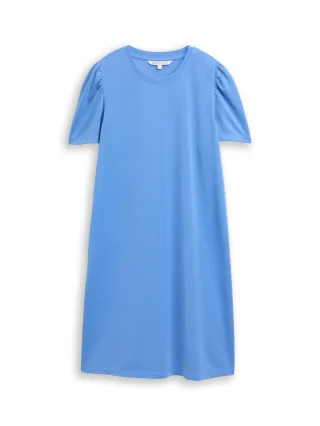 Denim Tom Tailor - Loose Fit T-Shirt Kleid bonnet blue - Gr. - M