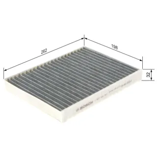 Bosch Aktivkohle-Innenraumfilter BMW 5er E39