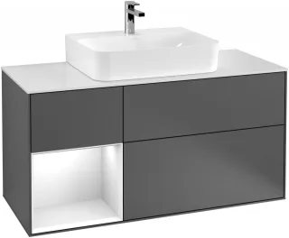 Villeroy & Boch Waschtischunterschrank Finion F16 1200x603x501mm WT mittig, F161MTGK F161MTGK