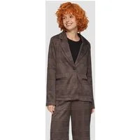 QS Jackenblazer Indoor-Blazer Karierter Blazer aus Viskosemix