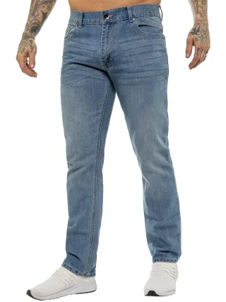 Enzo | Herren Regular Fit Straight Leg Jeans