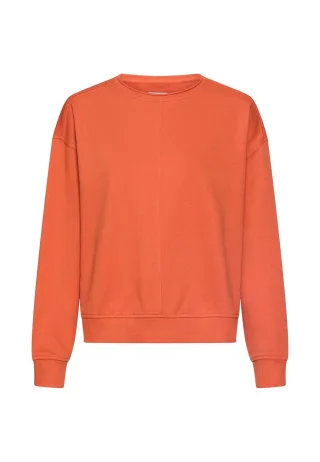camel active - Sweatshirt aus Baumwollgemisch pumpkin - Gr. - XS