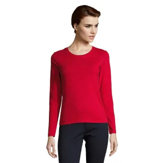 SOLS - "Imperial" T-Shirt für Damen Langärmlig (Rot)