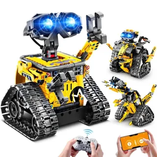 3in1 2.4GHz 4CH Technical RC Car Robot Racing Car Stem Building Blocks Toys Remote Control Truck Bricks Gift for Childre