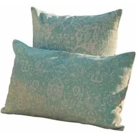 Mirabeau Kissenhülle Kissenhülle 2er Set Morwell türkis/beige