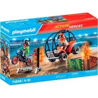 Playmobil® Stunt Show (71808), Playmobil Stunt Show Konstruktions-Spielset, (44 St), Made in Europe