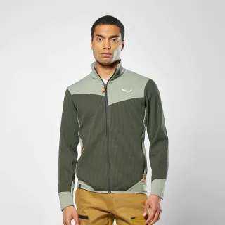 SALEWA - Puez Waffle Hybrid Polarlite Jacke Herren - Grün (Gr.48)