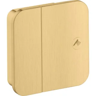hansgrohe Axor One Fertigmontageset 45771250 Unterputz-Absperrventil, 1 Verbraucher, brushed gold optic