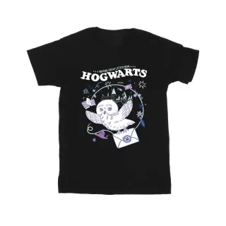 Harry Potter - "Letter From Hogwarts" T-Shirt für Mädchen (Schwarz)