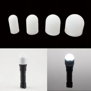 Silicone Elastic Flashlight Diffuser Lampshade Lamp Shade For Astrolux ST06 WP5 Suitable for a Diameter of 38mm/40mm Fla