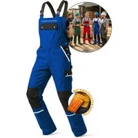TMG International Arbeitslatzhose Latzhose Arbeitshose Cargohose Overall Blaumann