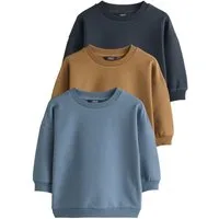 Next Sweater Sweat-Tops in Uni, 3er-Pack (3-tlg)