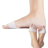 Medosan Hallux-Bandage 2-in-1 Fußballen-Zehenschutz, 2 Stück