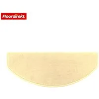 Floordirekt Stufenmatte Treppenmatte halbrund Wien Velours rutschfest selbstklebend, Gekettelt für hohe Langlebigkeit