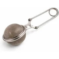 Rungassi Thermoflasche Teeei Zange Edelstahl Ø 4,5 cm Teesieb mit Zange für losen Tee