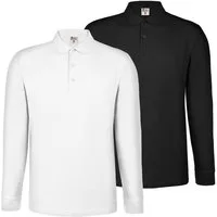 ALPIDEX Langarm-Poloshirt ALPIDEX Herren Polo Shirts 2er Set Poloshirt Männer Hemd Langarm
