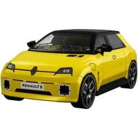 Renault 5 E-Tech, Konstruktionsspielzeug gelb, Maßstab 1:35