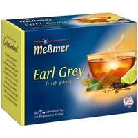 Meßmer Tee, Meßmer Schwarzer Tee Earl Grey aromatisiert frisch pikant 87g