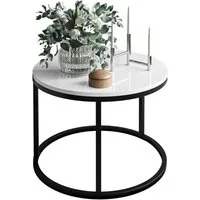 Lookway Couchtisch CIRI mit Hochglanzplatte (1xCouchtisch), Durchmesser: ⌀60 cm