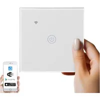 echos Eco-4150 Smarter Lichtschalter, 1 x Schaltausgang,600W,Fernsteuerung,Sprachsteuerung mit Alexa/Google