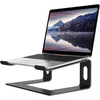 TUWENA Laptop-Ständer Laptop-Ständer für Schreibtisch, Aluminium-Erhöhung Ergonomischer, (Notebook-Halter, unterstützt 25.4-39.6 cm (10 bis 15.6 Zoll) Notebook)