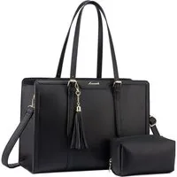 LuxusKollektion Laptoptasche Laptoptasche Damen 15,6 Zoll Umhängetasche Kunstleder Schultertasche