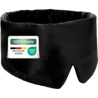 bene-sleep. Schlafmaske bene-sleep Premium Seidenschlafmaske – 100% verdunkelnd, Größenverstellbar