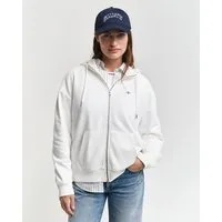 Gant Kapuzensweatjacke SHIELD ZIP HOODIE Grafische GANT-Stickerei auf der Brust