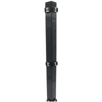 Terrasse2000 Eckpfosten Eckpfosten 60 x 60 mm für Zaunhöhe 63cm 120cm Anthrazit