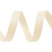 maDDma Webband 1m Köperband 10mm große Farbwahl Einfass- Nahtband Baumwollband, creme