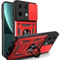 betterfon Handyhülle Panzerhülle für Xiaomi Redmi Note 13 Pro 5G mit Kameraschutz, Outdoorhülle mit Smartstand und Silikonkern