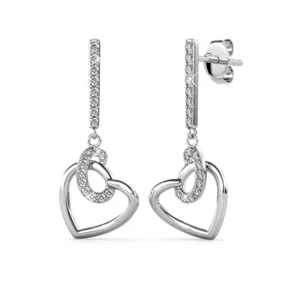 Allure Ohrringe - Silber und Kristall