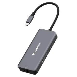 Verbatim USB-C Essentials Multi- Port Hub 6 Port with RJ45 32157
