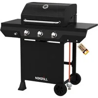 nexgrill Gasgrill Classic 3B 3 Brenner, Grillwagen 12 kW, Aufbaumaß: 124 x 118 x 61 cm